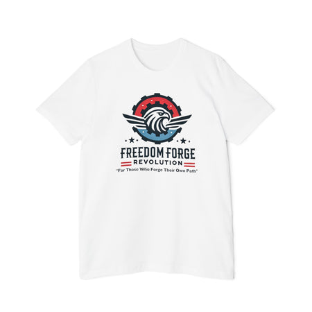 American Made Eagle And Gear - Unisex T-Shirt/ Freedom Forge Revolution