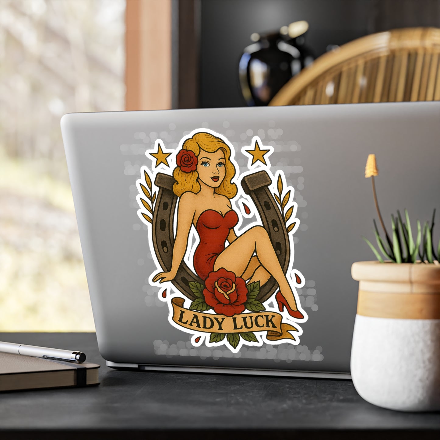 Lady Luck Sticker