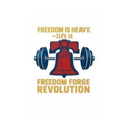 American Made Freedom Is Heavy Sticker - Swag/ Freedom Forge Revolution
