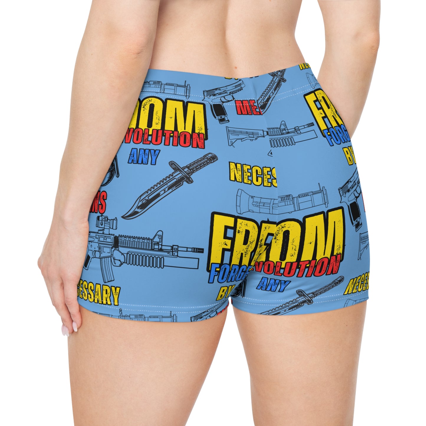 Women's Minimalist Yoga Shorts - By Any Means