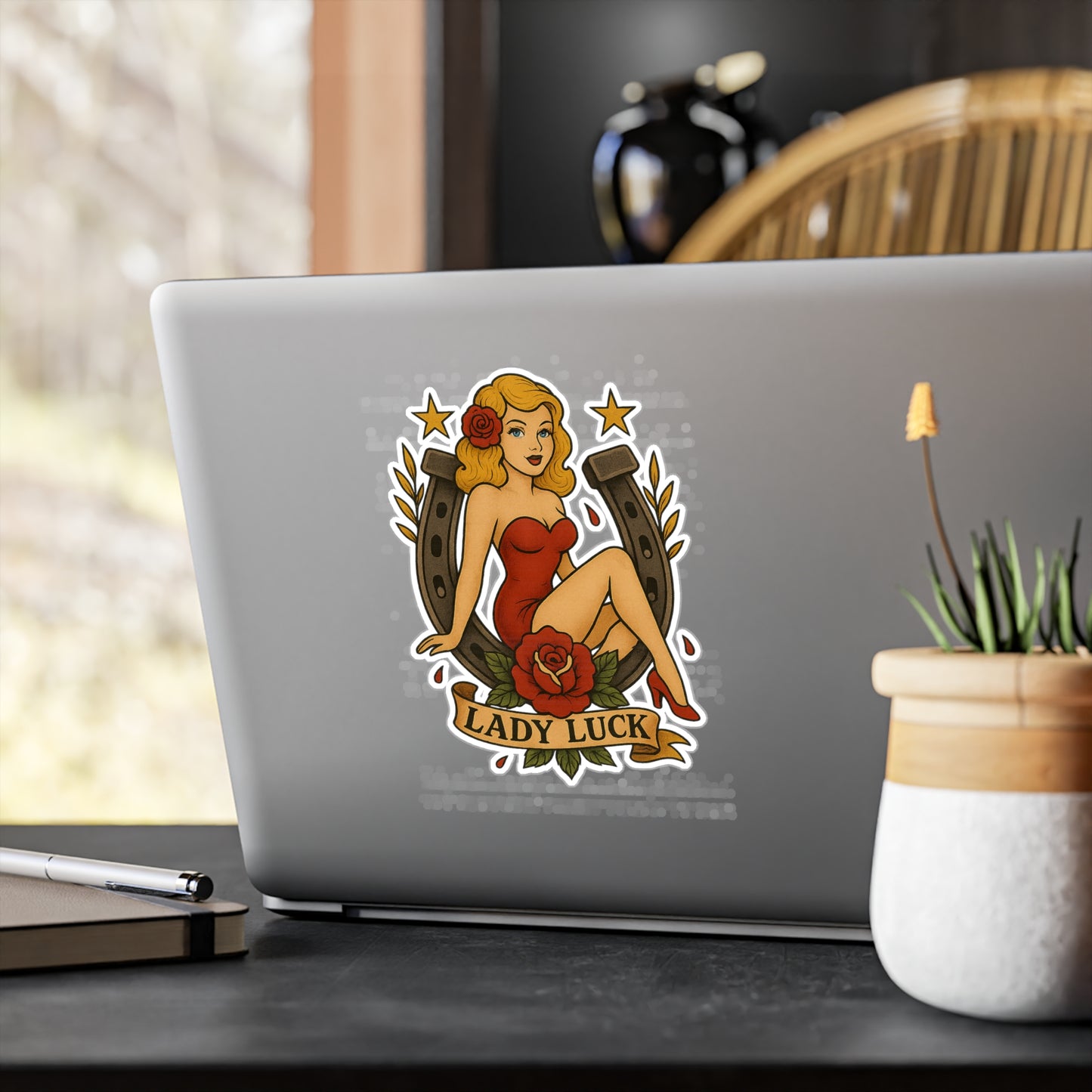 Lady Luck Sticker