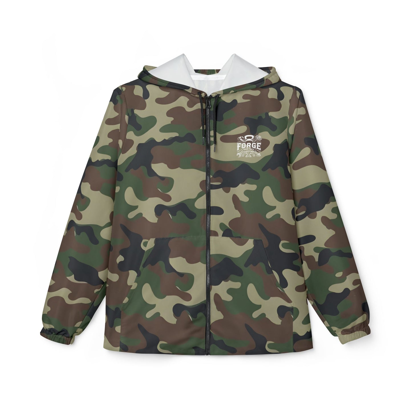 Camo Copy of Freedom Forge Revolution Windbreaker Jacket - Embrace Your Path
