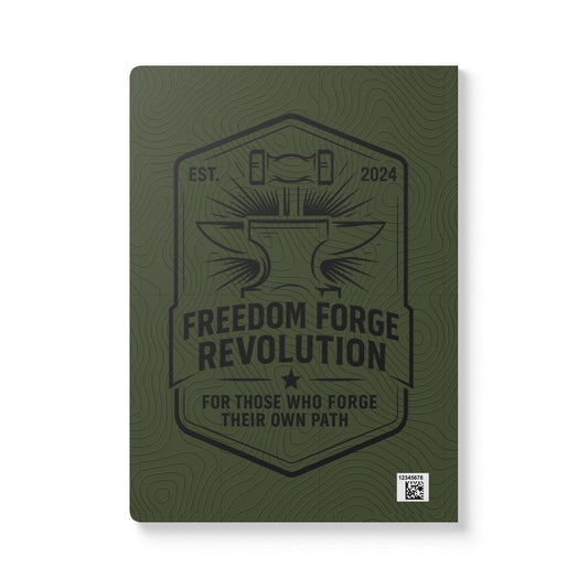 Freedom Forge Revolution Journal — Inspirational Leather-Style Softcover Notebook