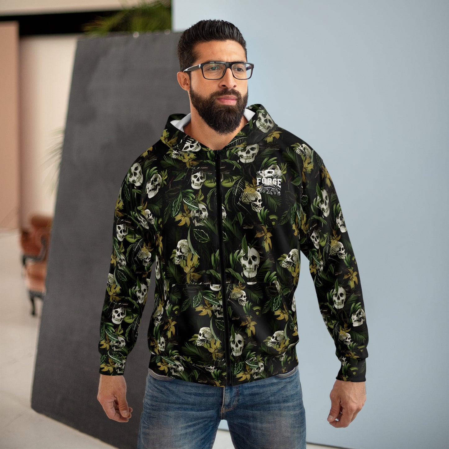 Unisex Zip Hoodie - Freedom Forge Revolution