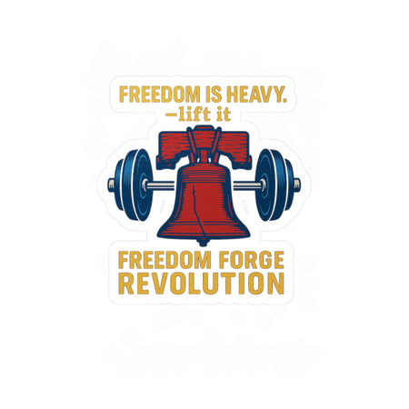 American Made Freedom Is Heavy Sticker - Swag/ Freedom Forge Revolution