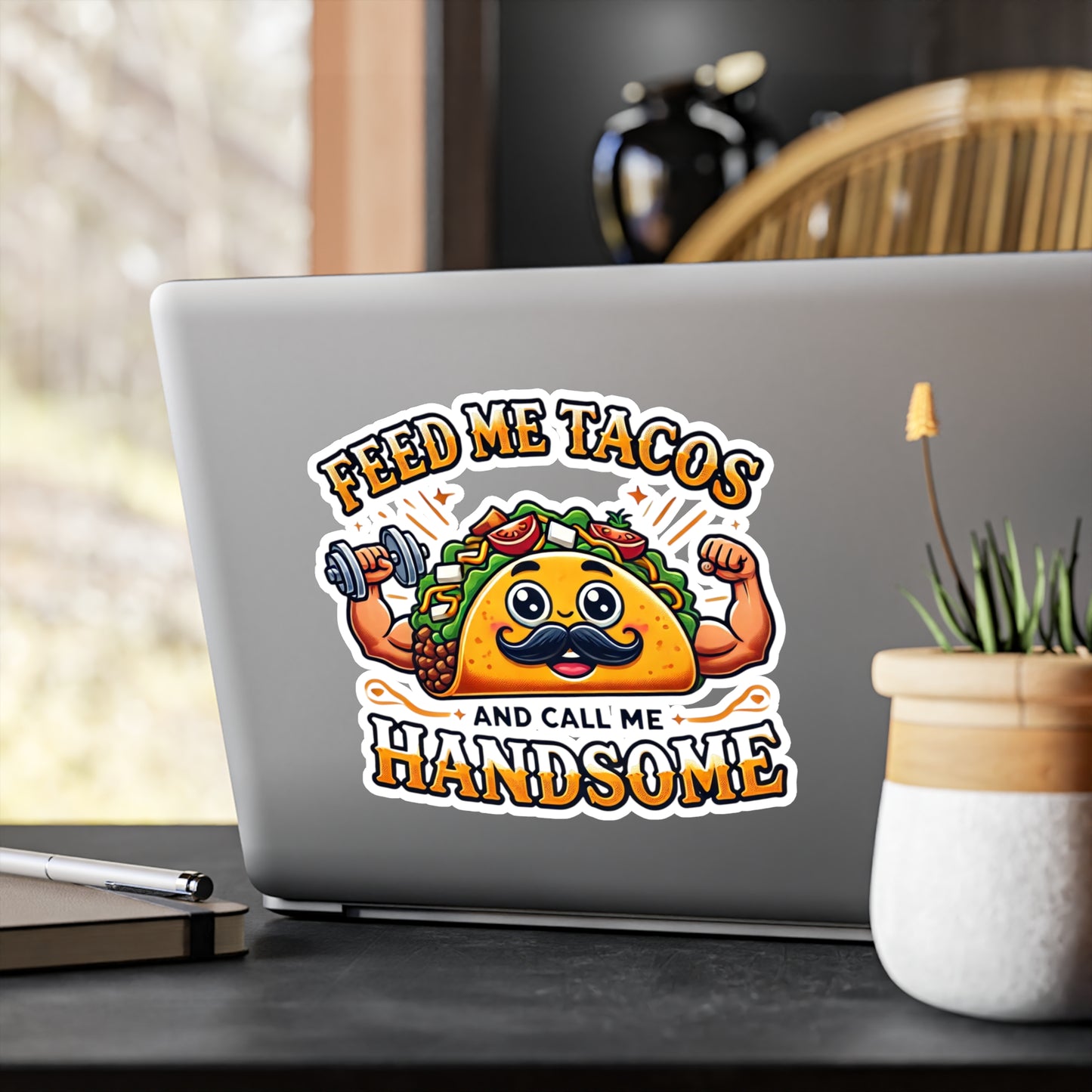 American Made Tacos And Handsome Sticker - Swag/ Freedom Forge Revolution