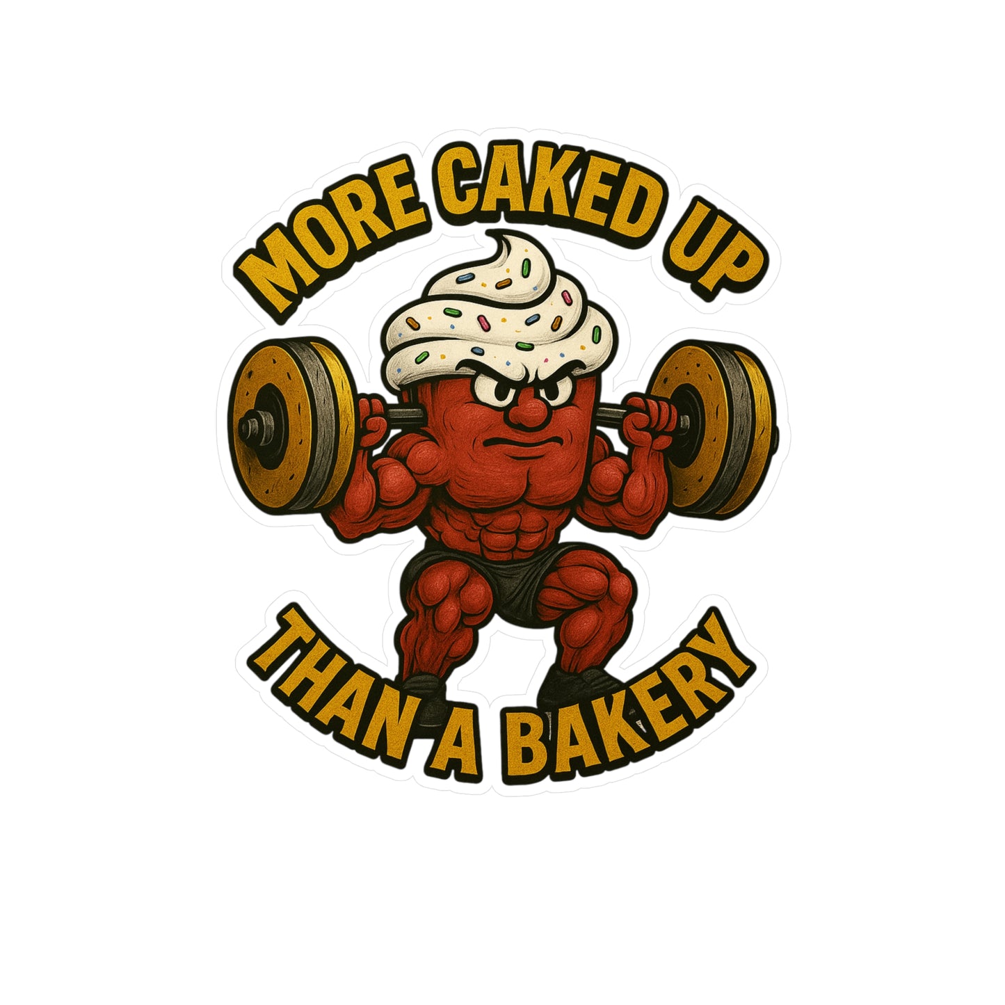 Caked Up Sticker