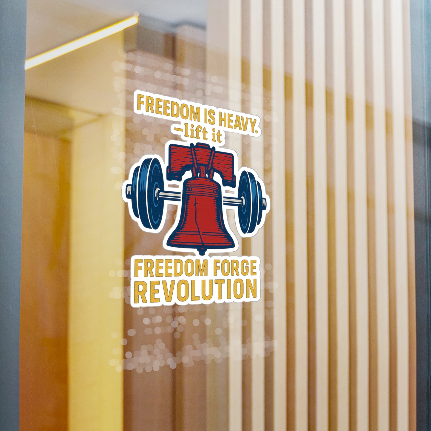Freedom Is Heavy Sticker
