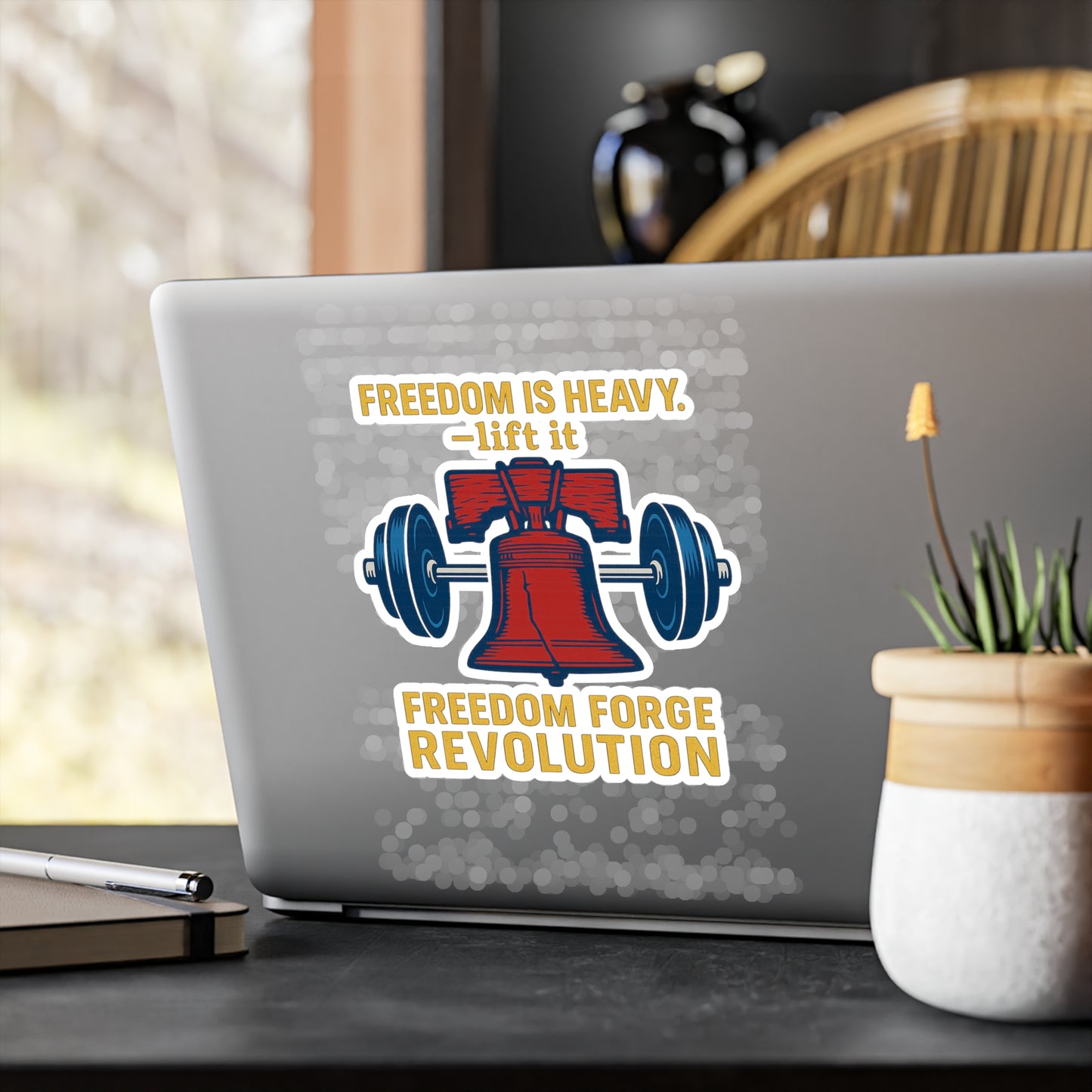 Freedom Is Heavy Sticker