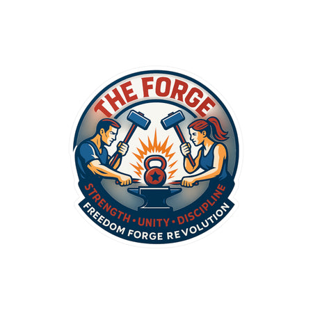 American Made The Forge Sticker - Swag/ Freedom Forge Revolution