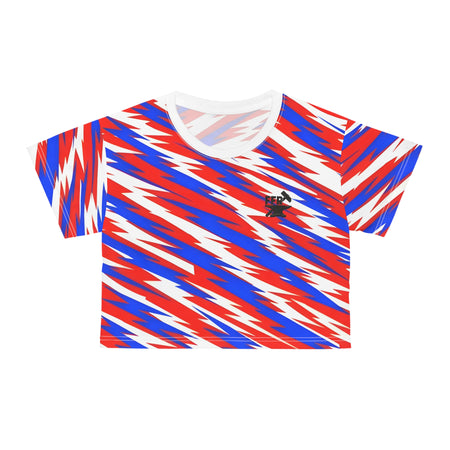 American Made FFR Crop Tee - Women's top/ Freedom Forge Revolution