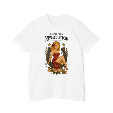 American Made Lady Luck - Unisex T-Shirt/ Freedom Forge Revolution