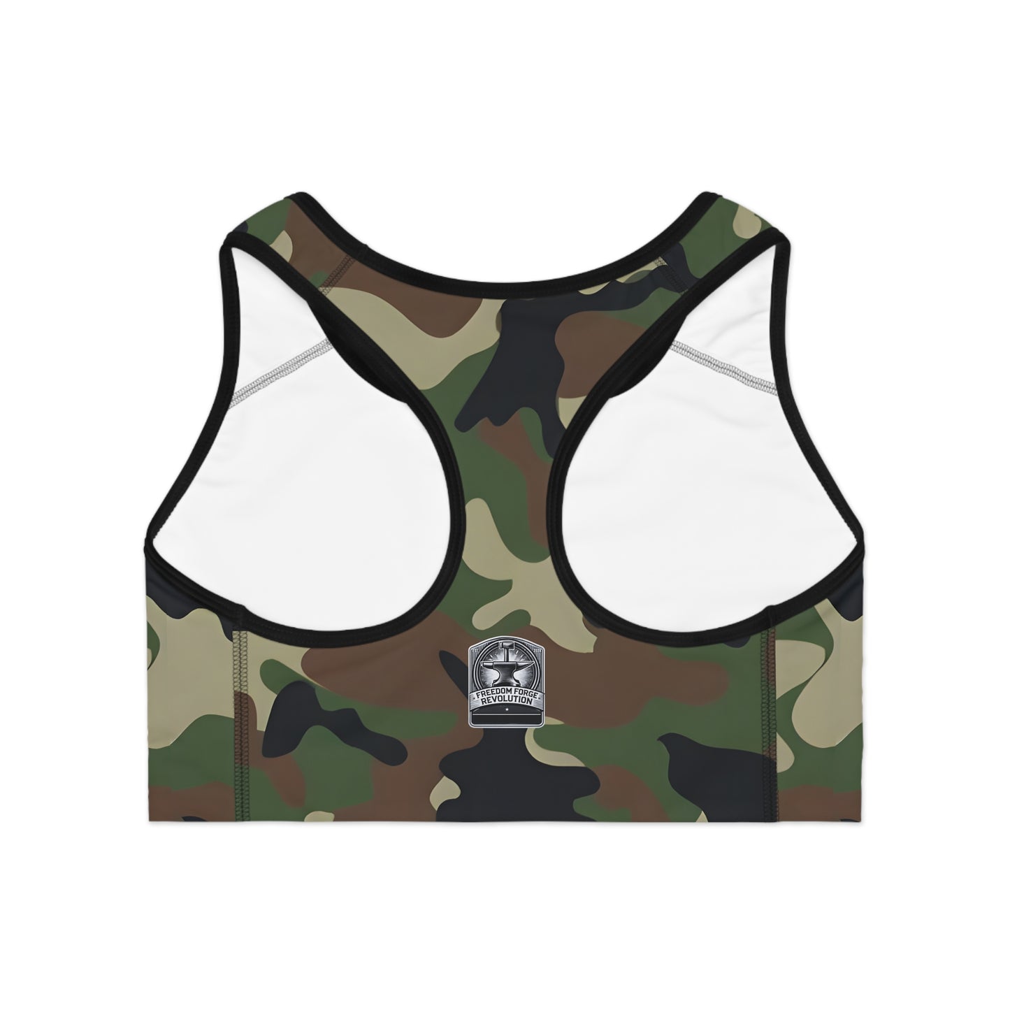 Empowering Graphic Sports Bra - Freedom for Revolution