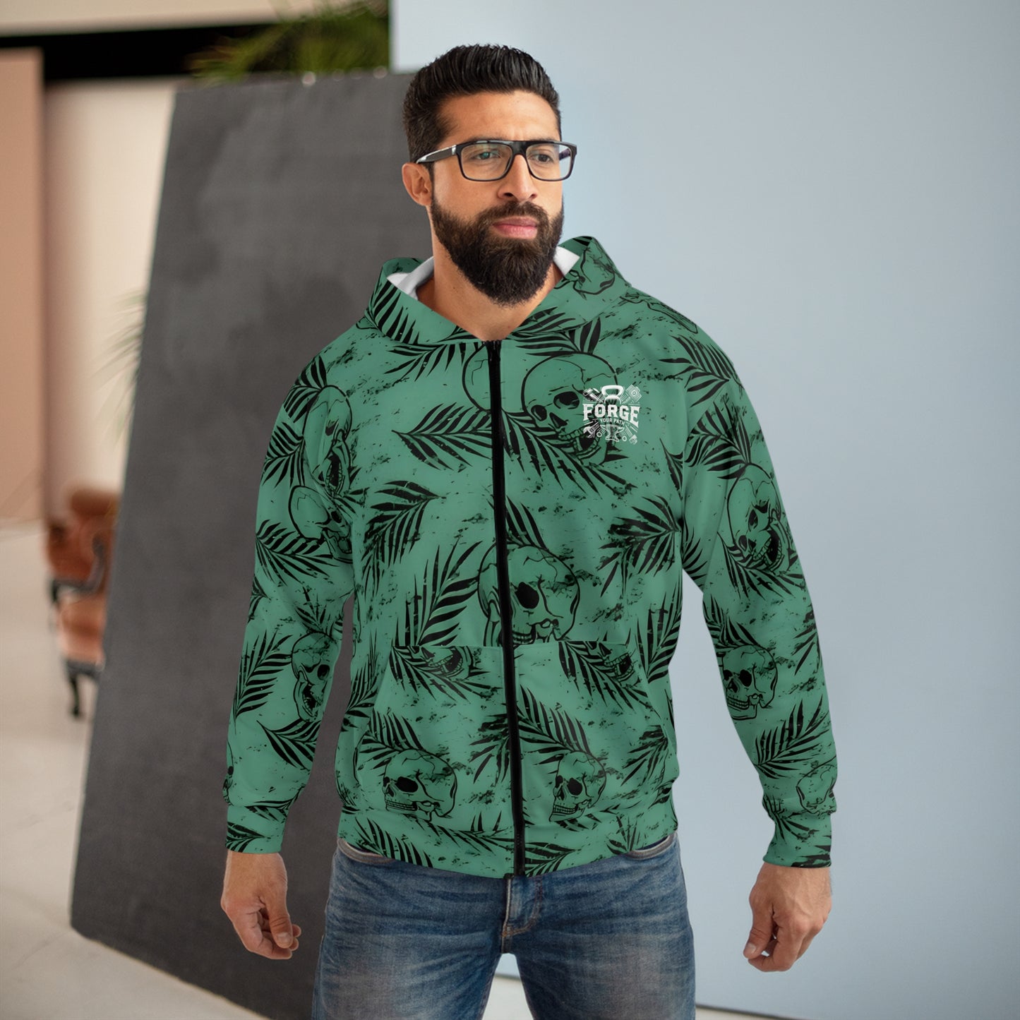 Unisex Zip Hoodie - Freedom Forge Revolution