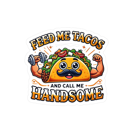 American Made Tacos And Handsome Sticker - Swag/ Freedom Forge Revolution