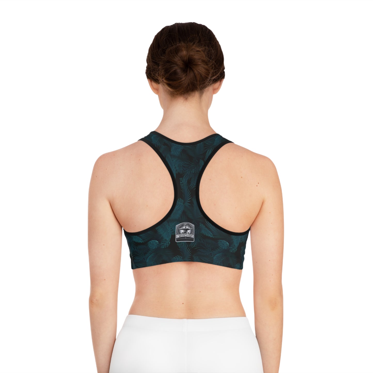 American Made Empowering Graphic Sports Bra - Freedom for Revolution - Women's top/ Freedom Forge Revolution