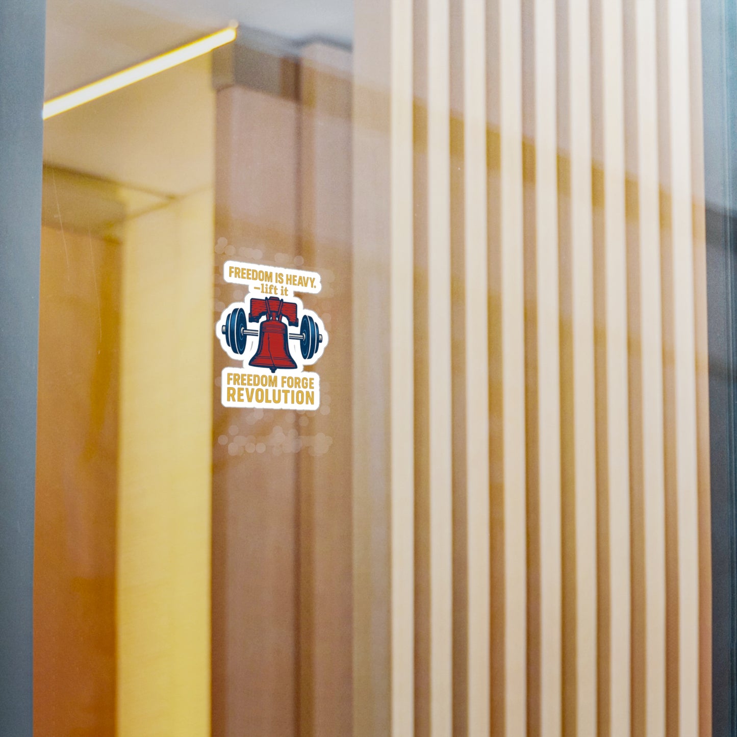 Freedom Is Heavy Sticker