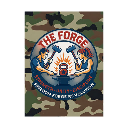 American Made The Forge Matte Vertical Poster - Swag/ Freedom Forge Revolution