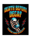 American Made Death Before Decaf Sticker - Swag/ Freedom Forge Revolution