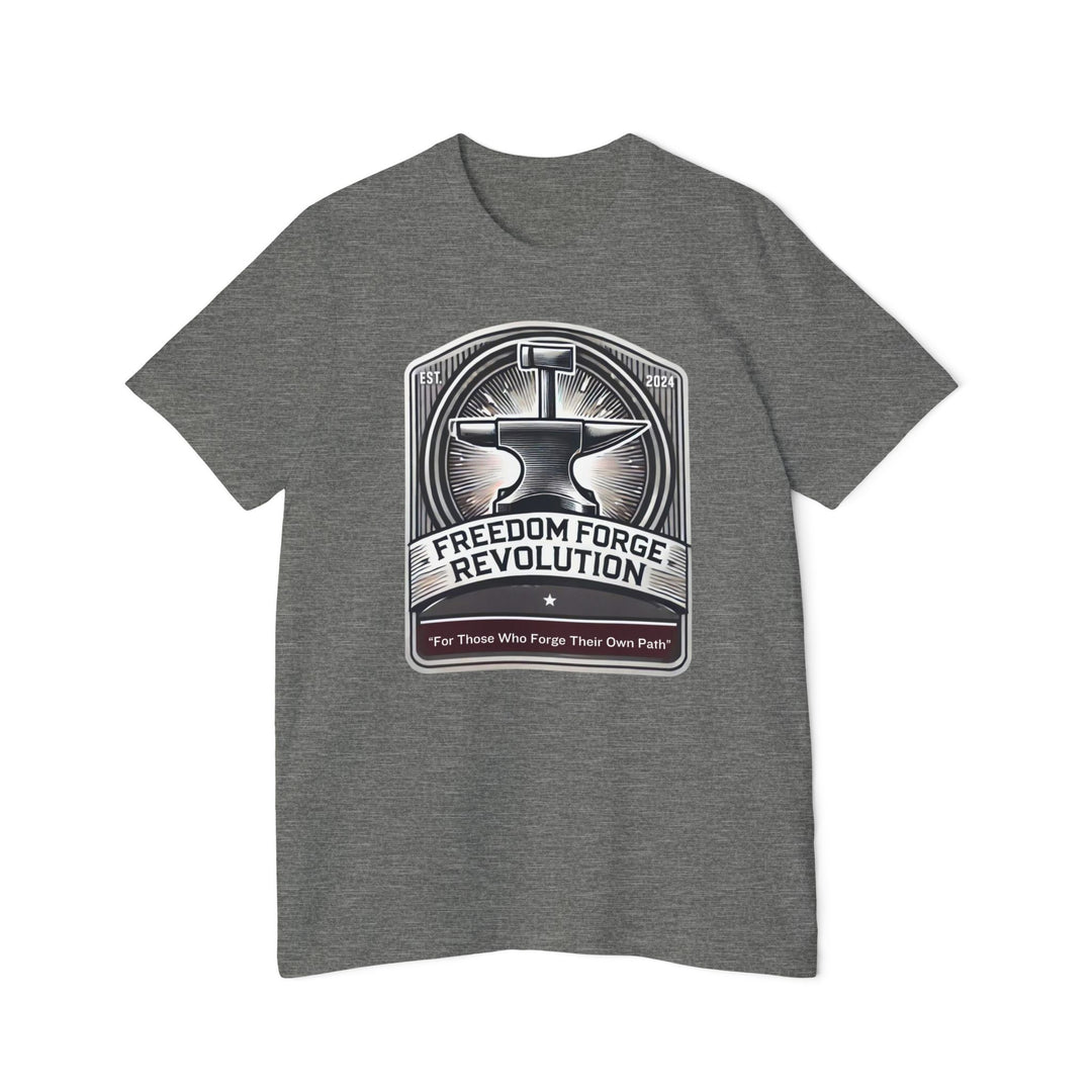 American Made Hammer And Anvil - Unisex T-Shirt/ Freedom Forge Revolution
