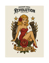 American Made Lady Luck Matte Vertical Poster - Swag/ Freedom Forge Revolution