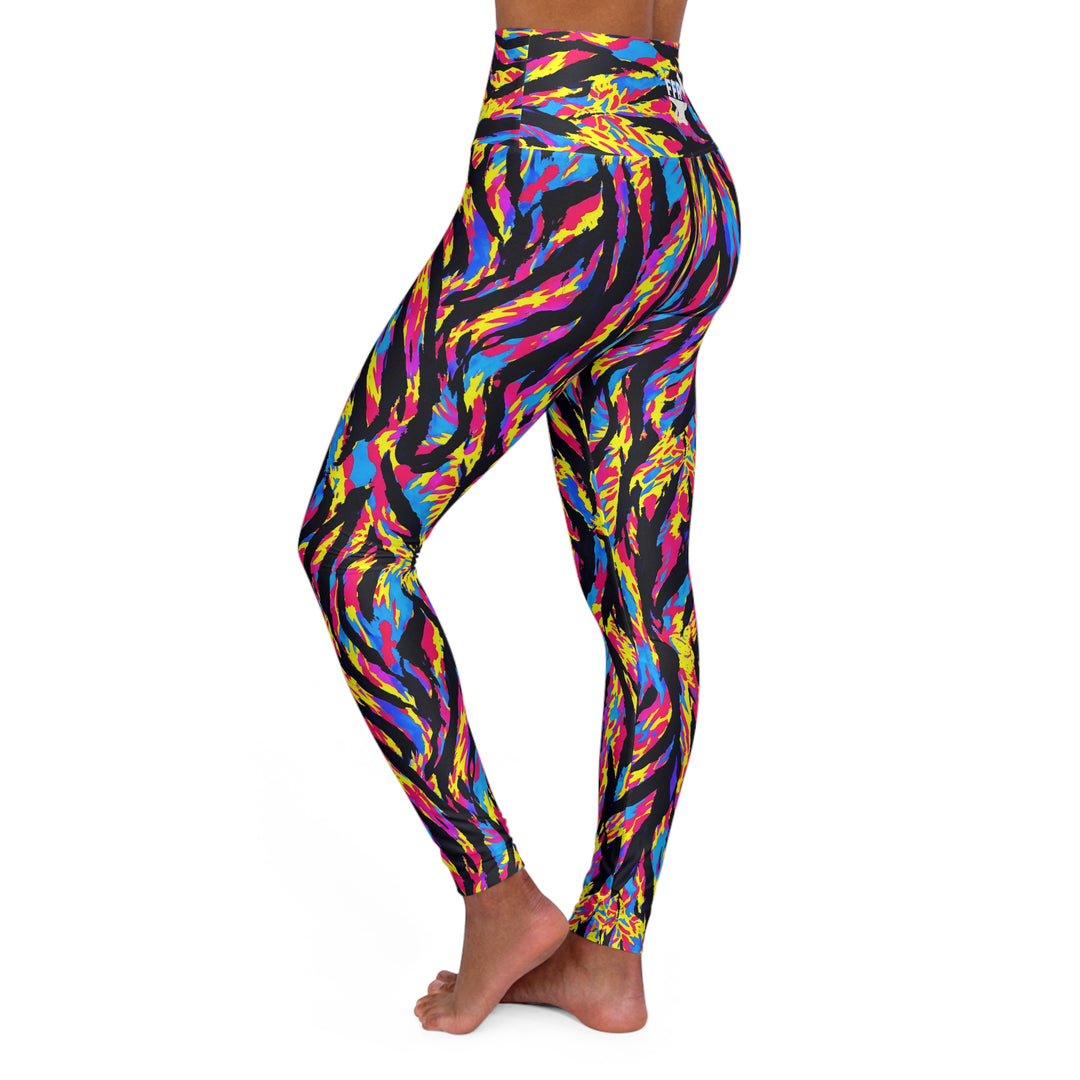 High Waisted Yoga Leggings - Rad Tiger