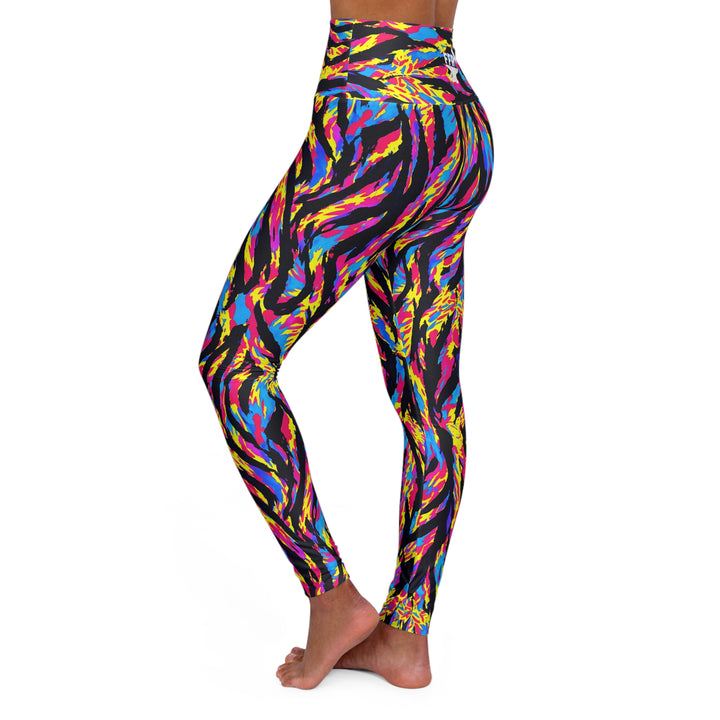 High Waisted Yoga Leggings - Rad Tiger