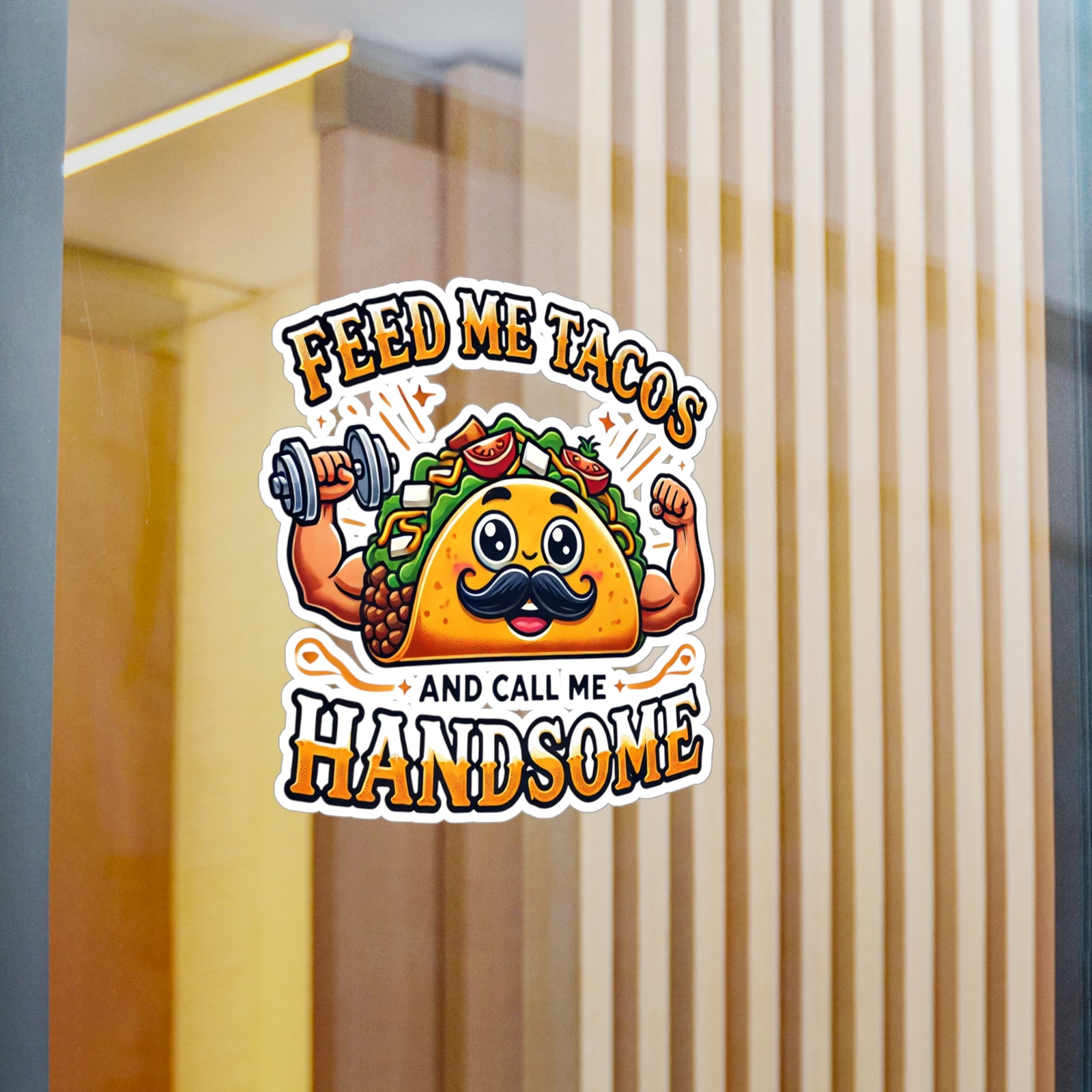 American Made Tacos And Handsome Sticker - Swag/ Freedom Forge Revolution