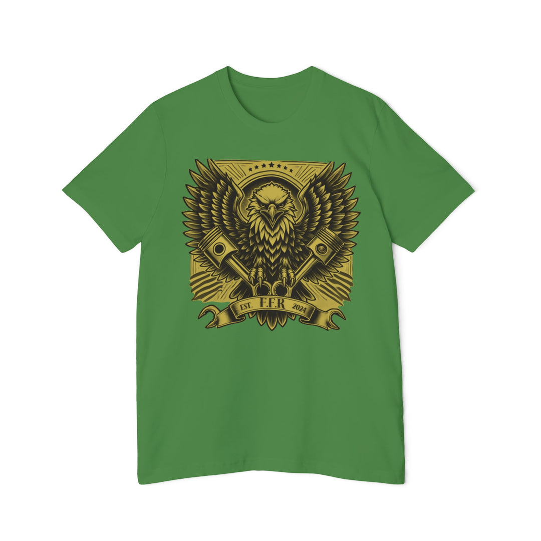 American Made Eagle And Pistons - Unisex T-Shirt/ Freedom Forge Revolution