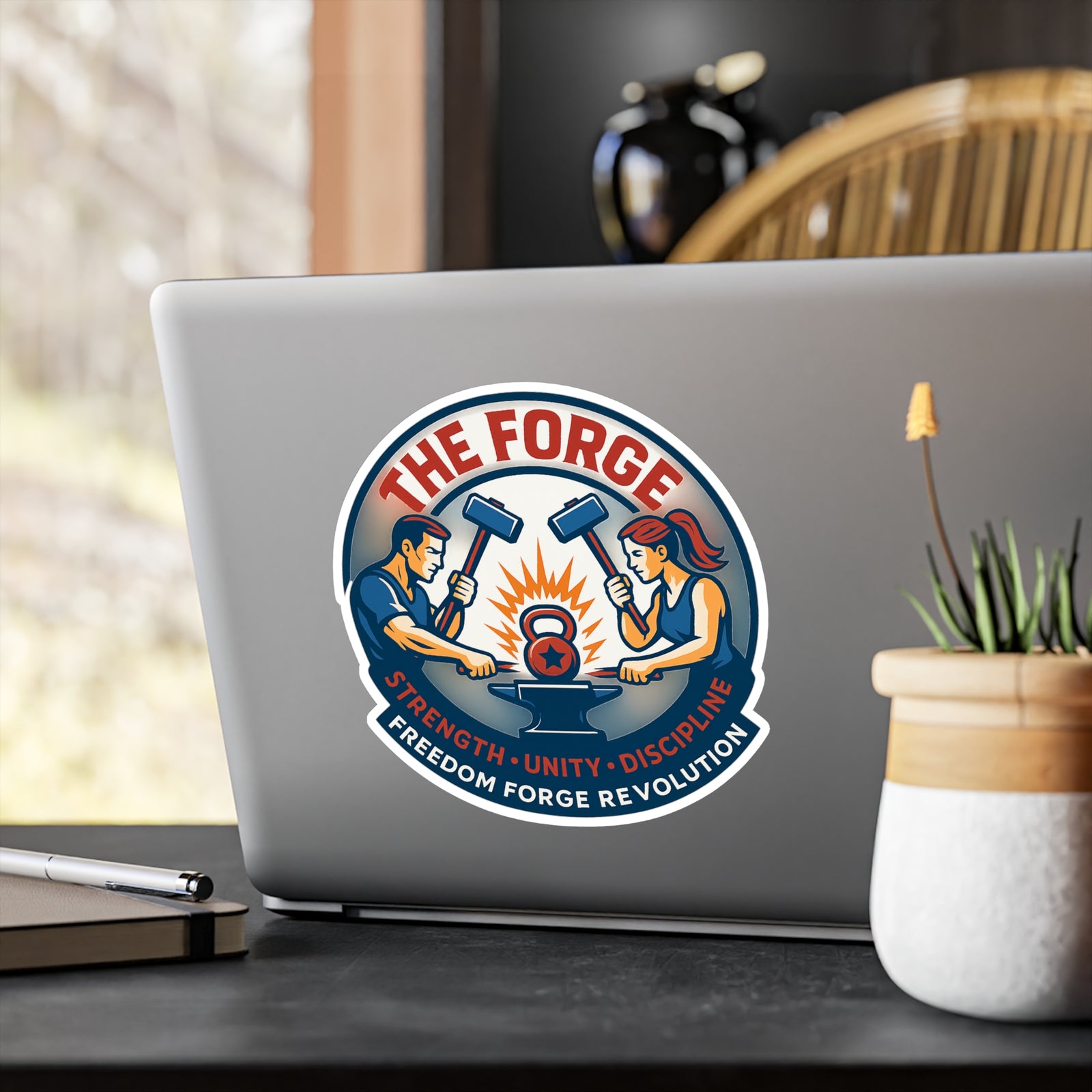American Made The Forge Sticker - Swag/ Freedom Forge Revolution