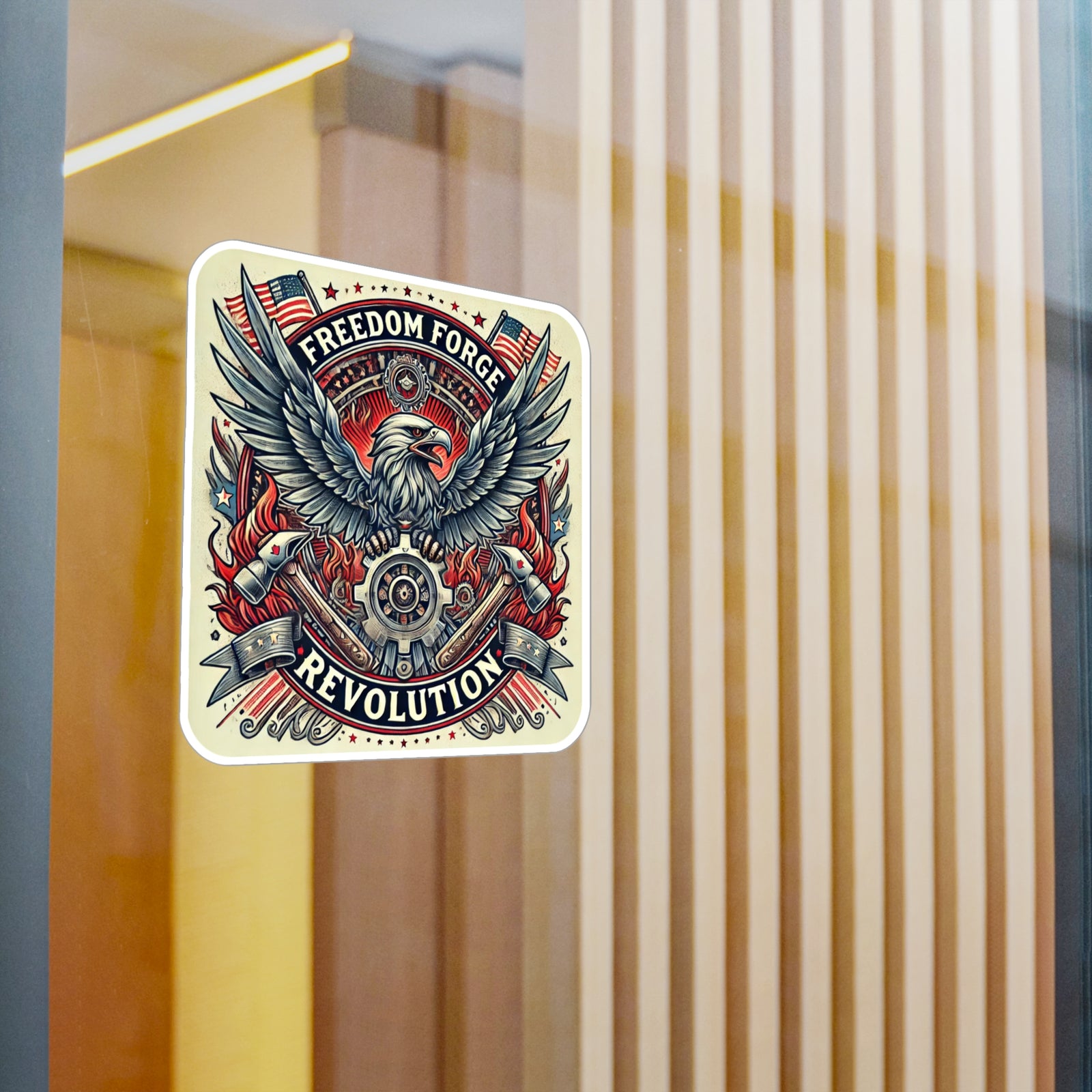 American Made Strength, Creation, Patriotism Sticker - Swag/ Freedom Forge Revolution