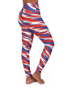 American Made Motivational High Waisted Yoga Leggings for Fitness Enthusiasts - Leggins/ Freedom Forge Revolution