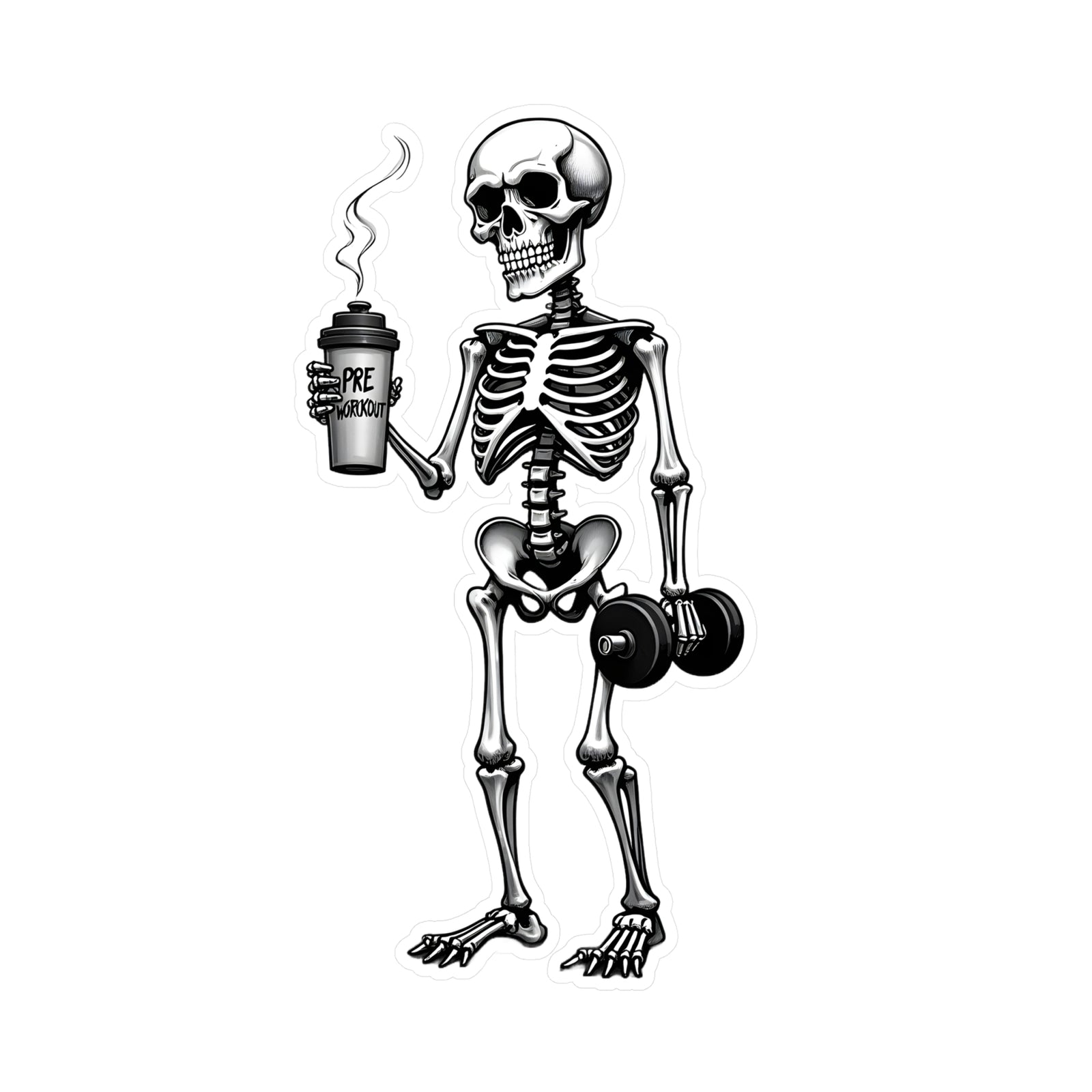 American Made Caffeine And Gainz Sticker - Swag/ Freedom Forge Revolution