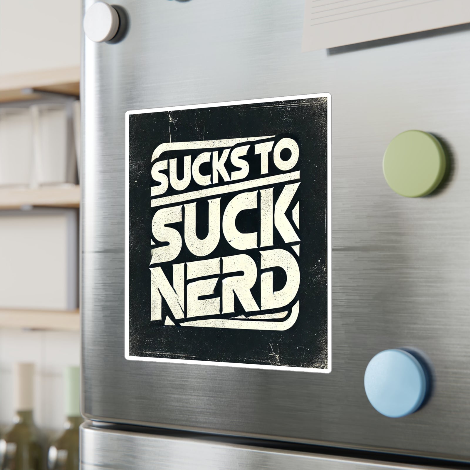 American Made Sucks To Suck Nerd Sticker - Swag/ Freedom Forge Revolution