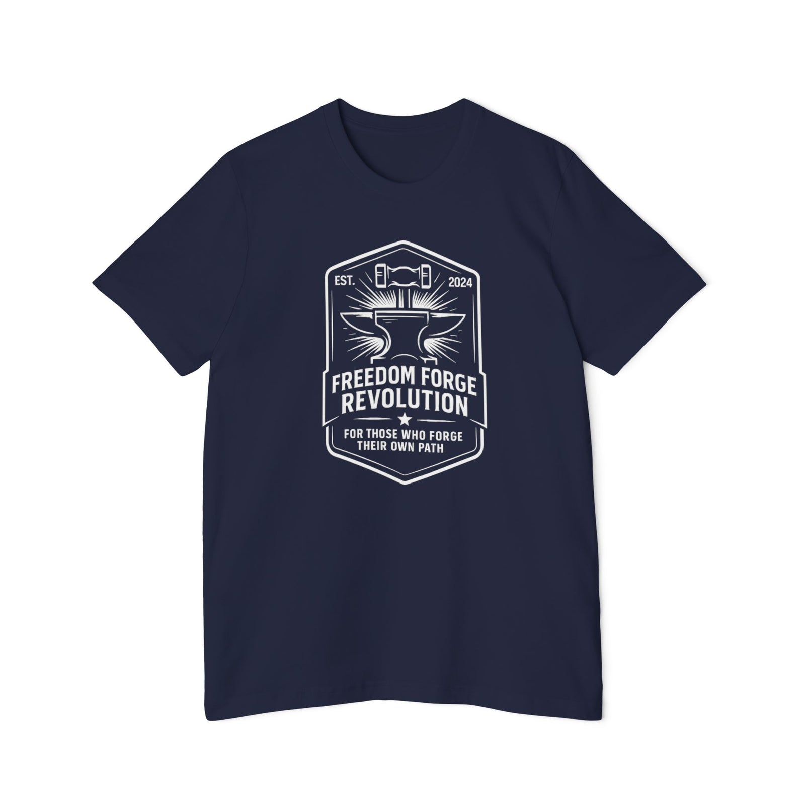 American Made Hammer and Anvil Variant - Unisex T-Shirt/ Freedom Forge Revolution