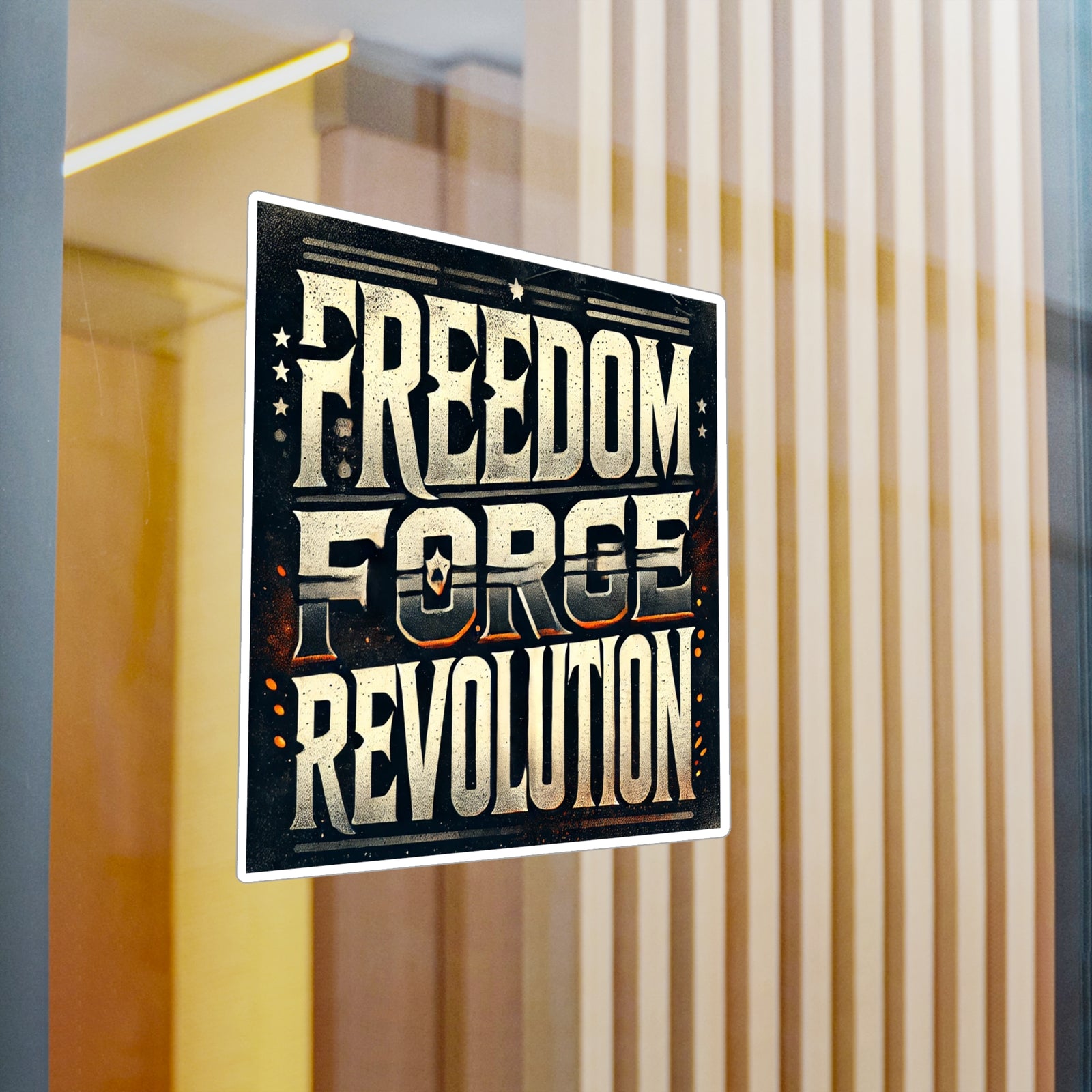 American Made Forged Sticker - Swag/ Freedom Forge Revolution