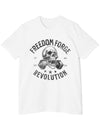 American Made Skull And Cross Plates - Unisex T-Shirt/ Freedom Forge Revolution