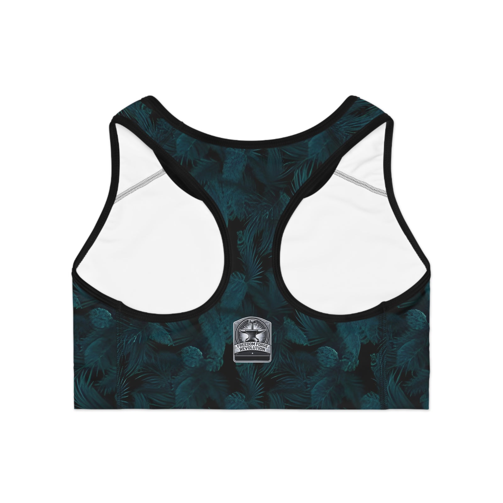 American Made Empowering Graphic Sports Bra - Freedom for Revolution - Women's top/ Freedom Forge Revolution