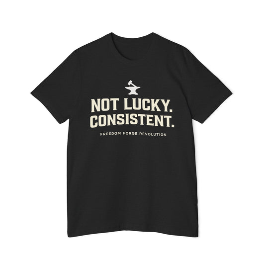 Not Lucky. Conistent.