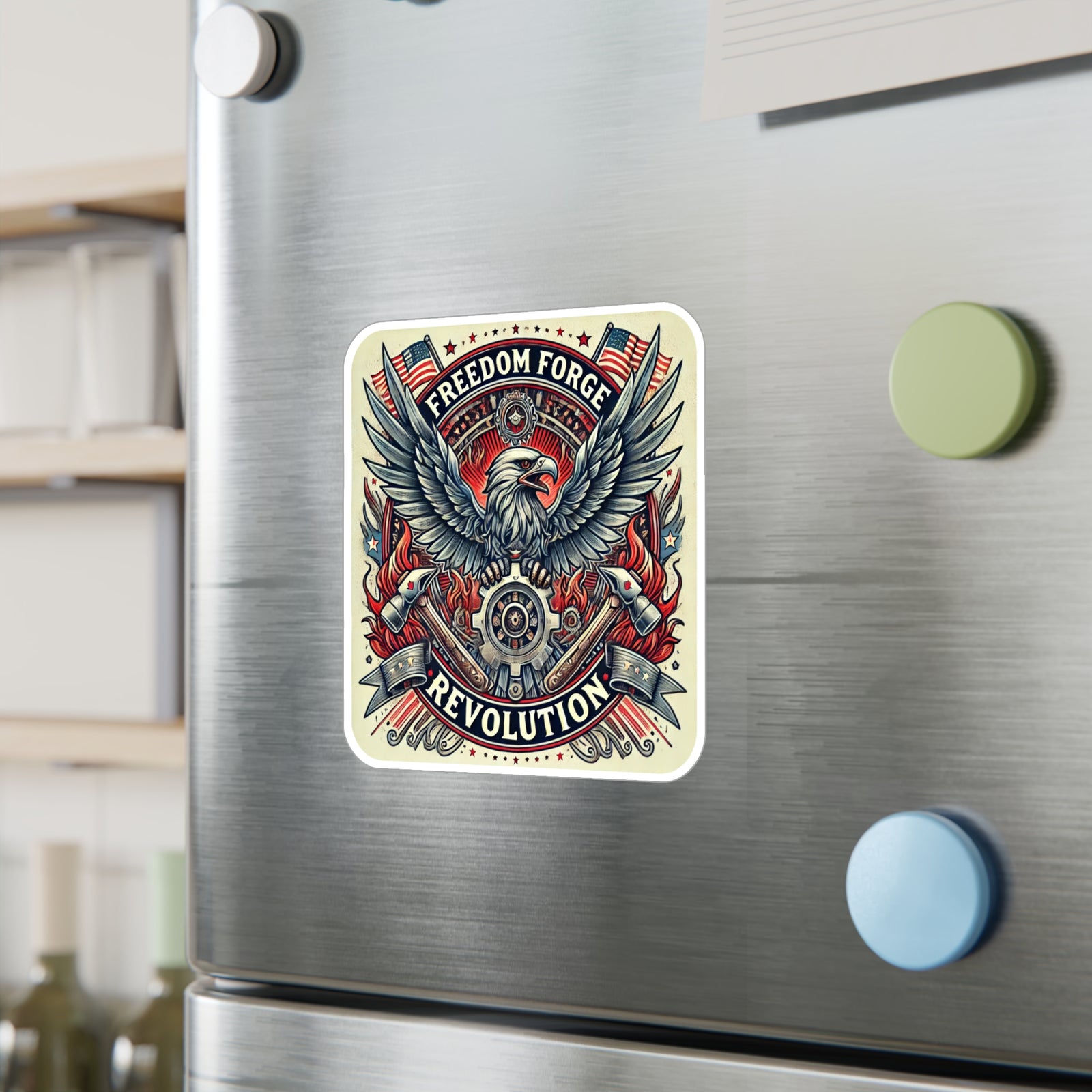 American Made Strength, Creation, Patriotism Sticker - Swag/ Freedom Forge Revolution