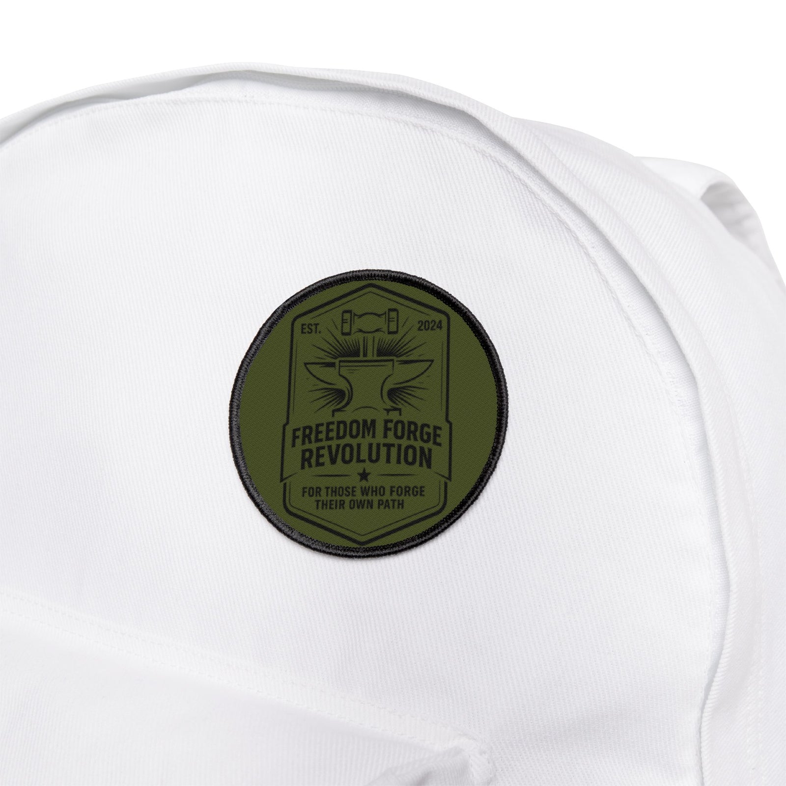 American Made Hammer and Anvil Variant Iron-On Patch - Accessories/ Freedom Forge Revolution