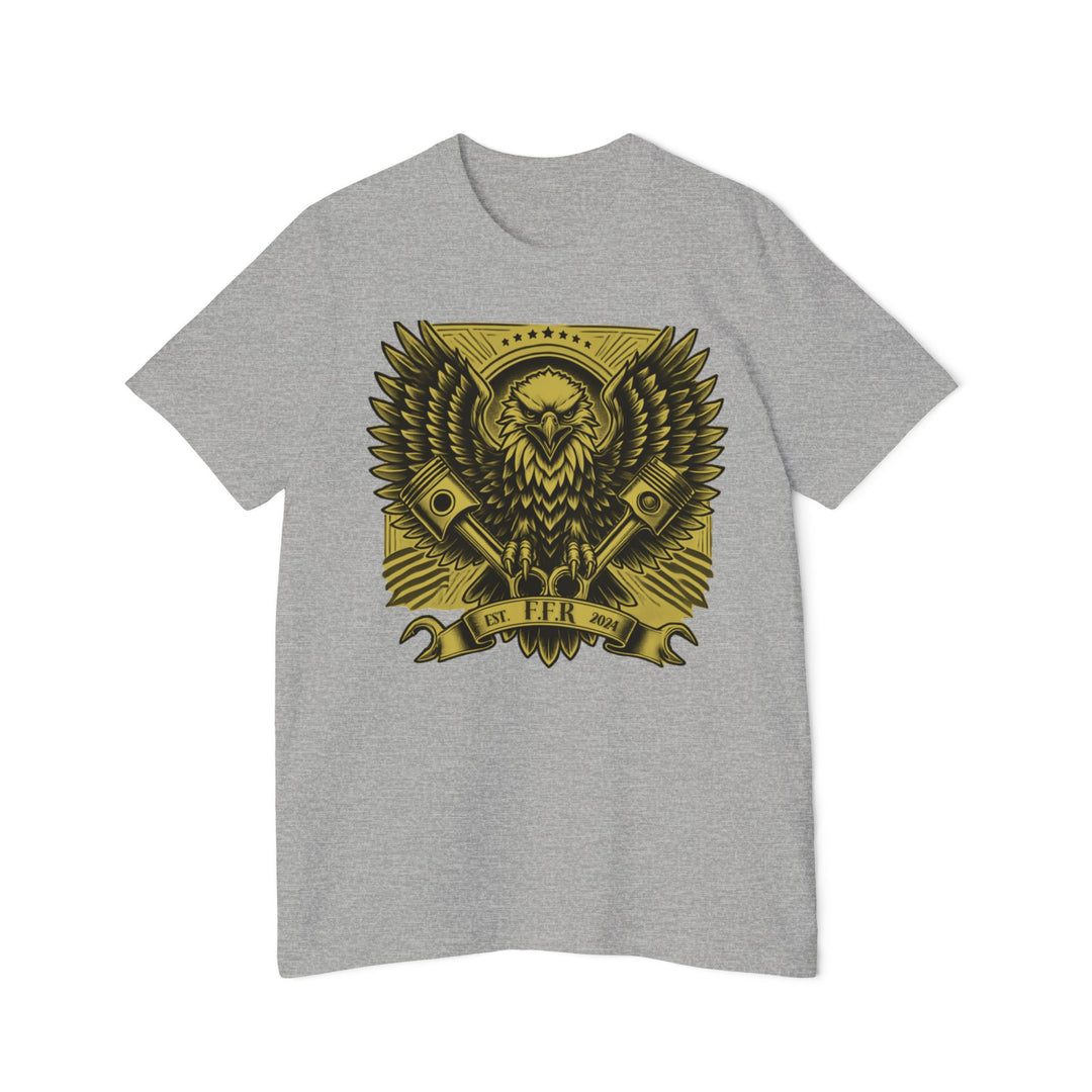 American Made Eagle And Pistons - Unisex T-Shirt/ Freedom Forge Revolution