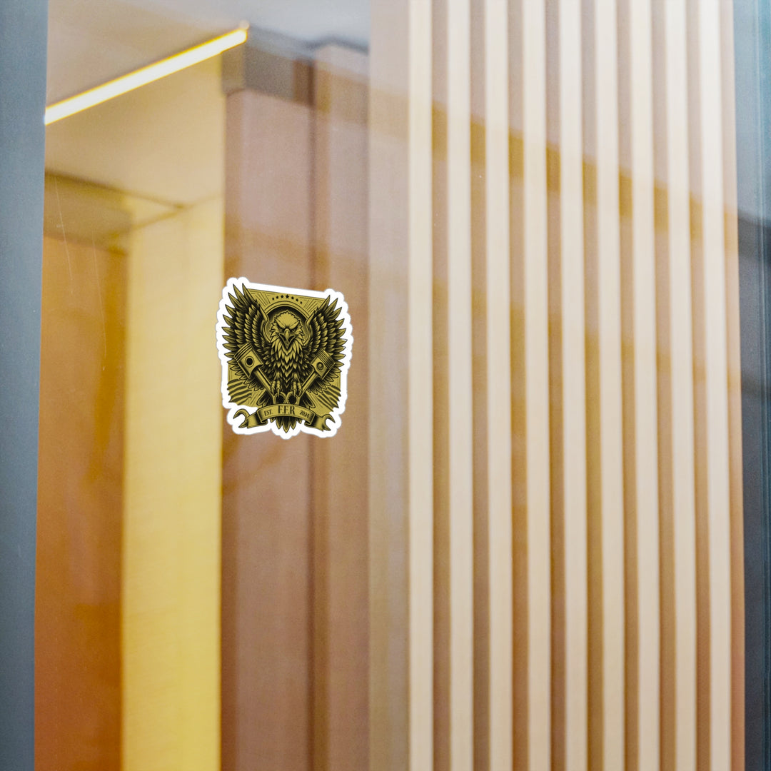 Eagle and Piston Sticker