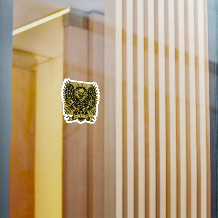 Eagle and Piston Sticker