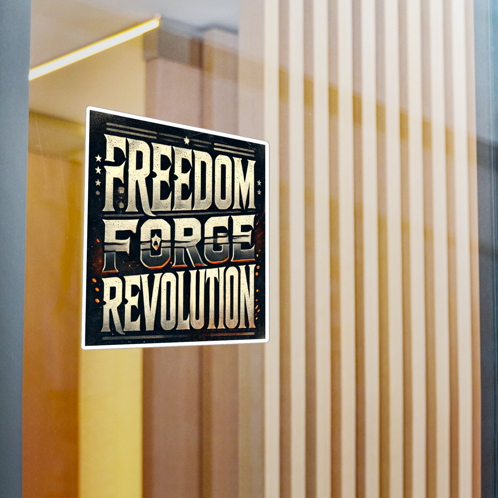 American Made Forged Sticker - Swag/ Freedom Forge Revolution