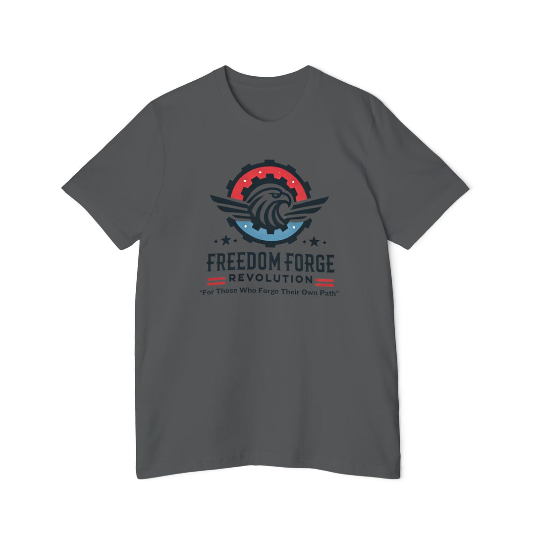 American Made Eagle And Gear - Unisex T-Shirt/ Freedom Forge Revolution