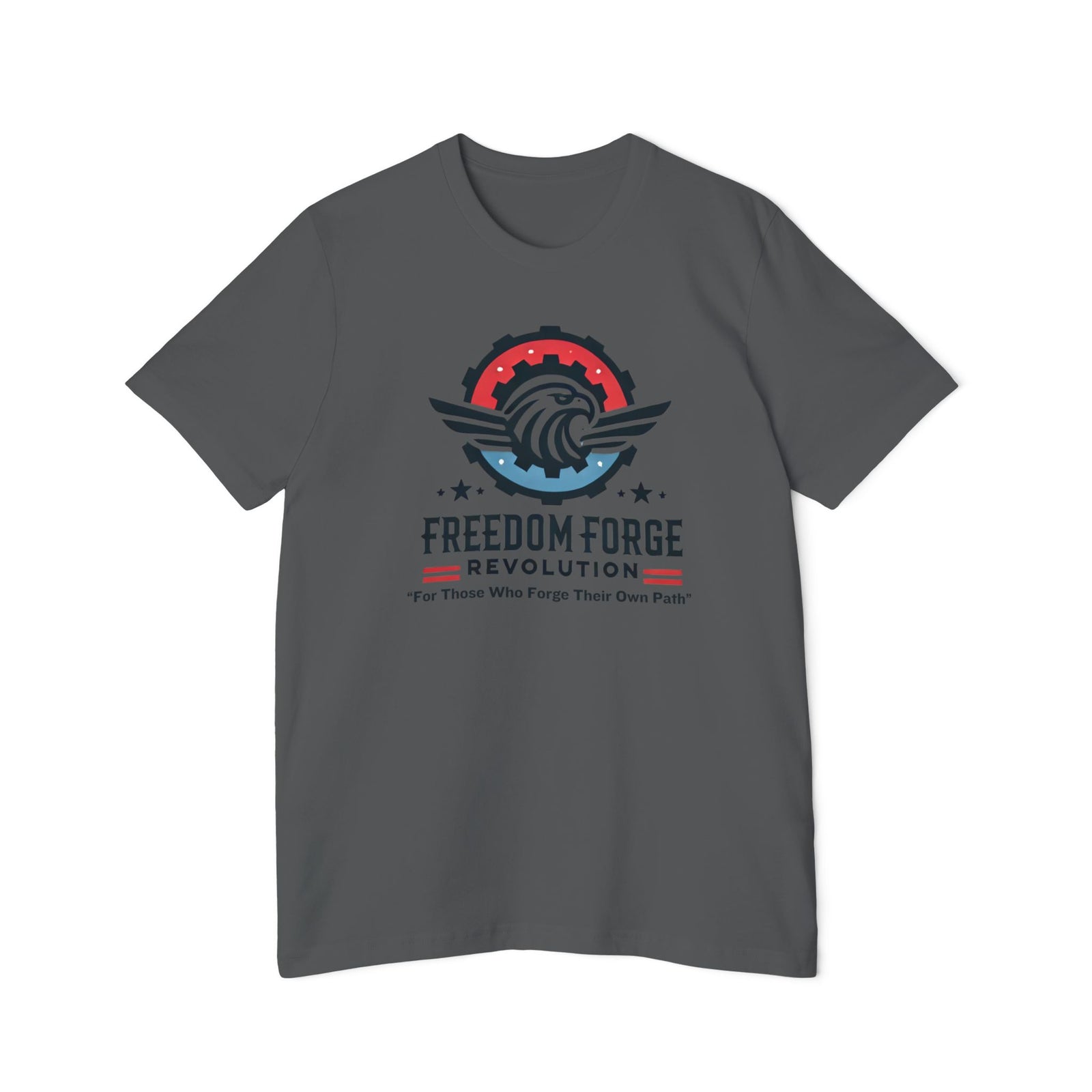 American Made Eagle And Gear - Unisex T-Shirt/ Freedom Forge Revolution