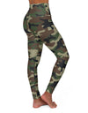 American Made Camo High Waisted Yoga Leggings - All Over Prints/ Freedom Forge Revolution