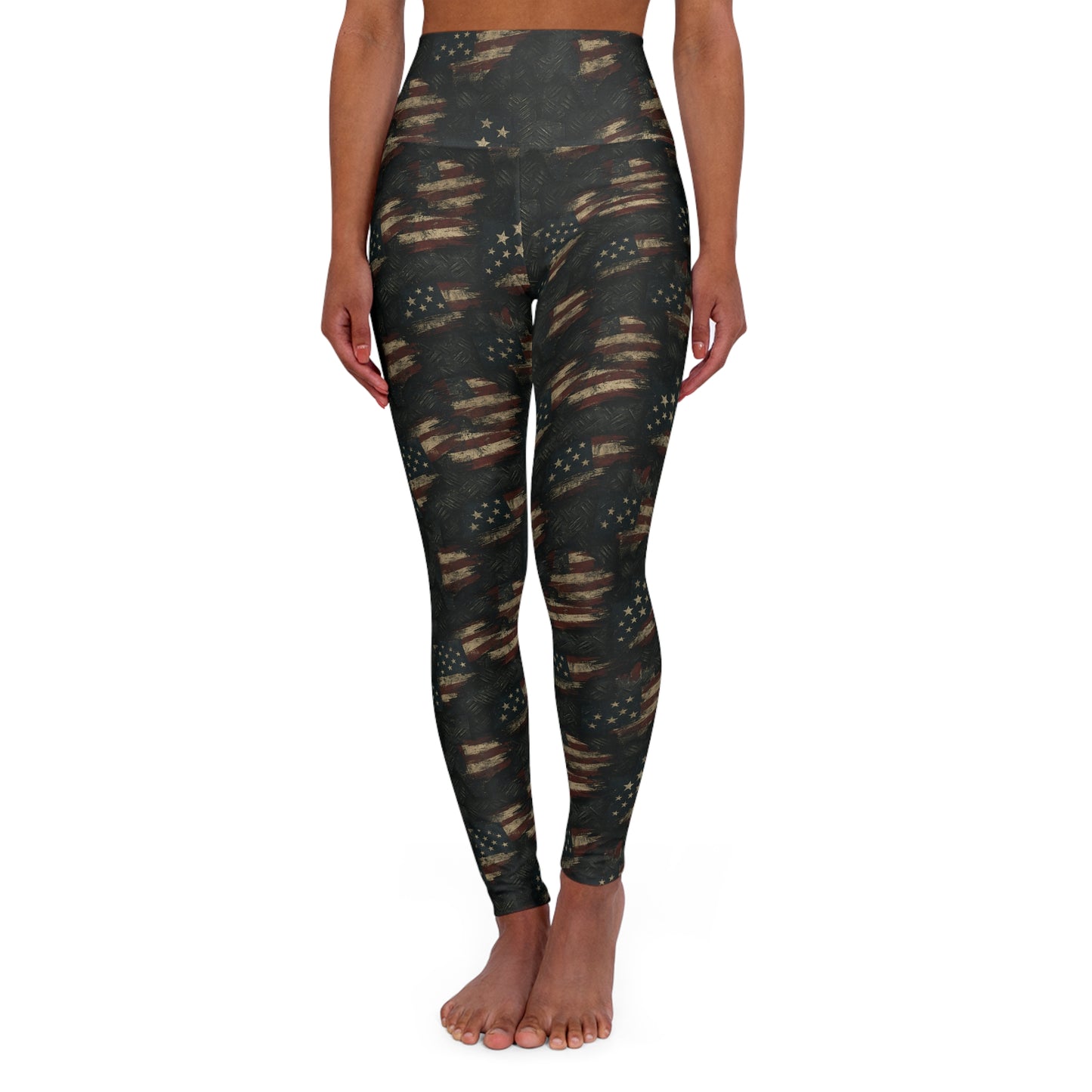 High Waisted Yoga Leggings - Grit And Steel