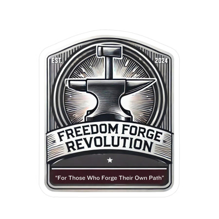 American Made Hammer and Anvil Sticker - Swag/ Freedom Forge Revolution